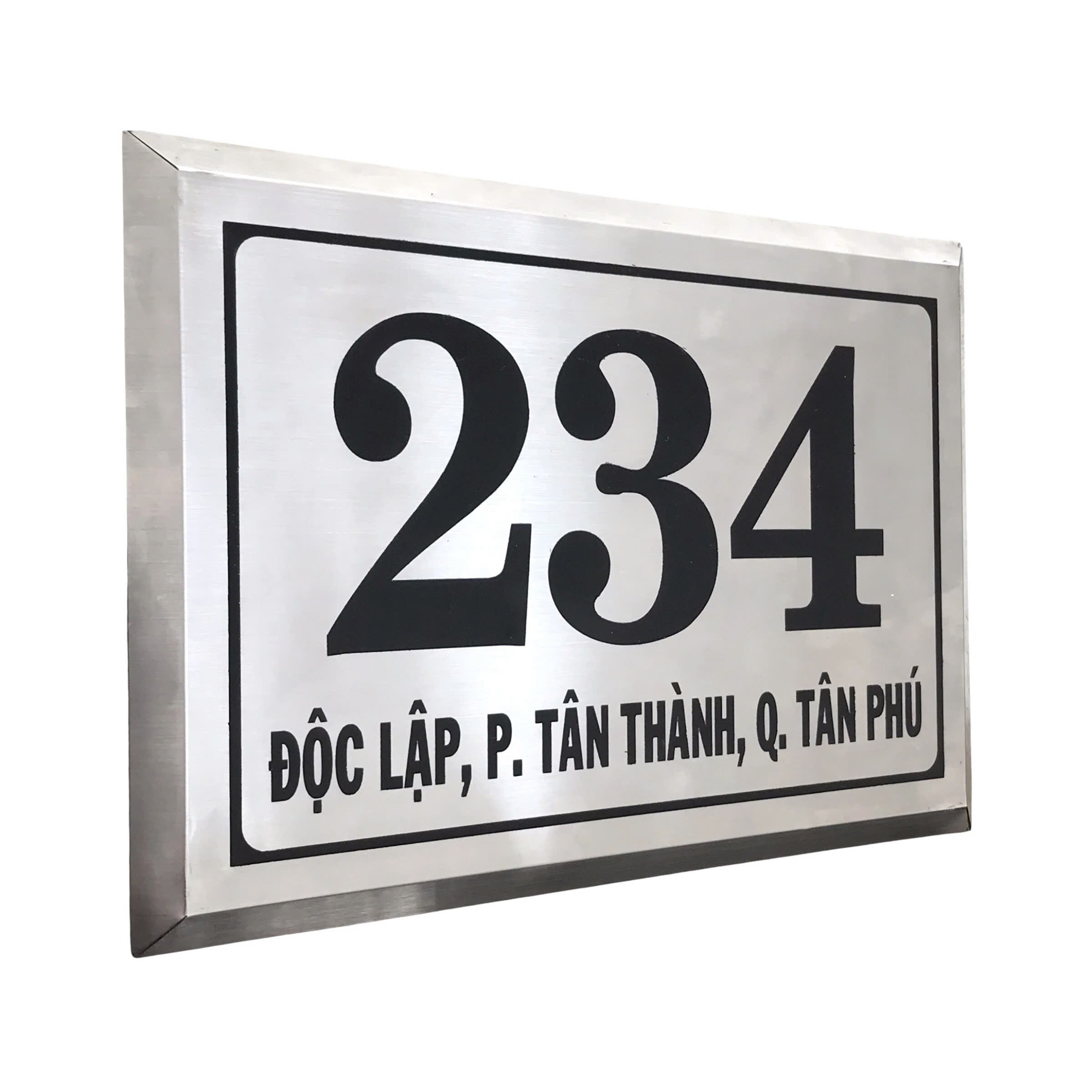 bảng số nhà inox in UV