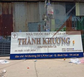 BIỂN QUẢNG CÁO TIỆM THUỐC TÂY 
