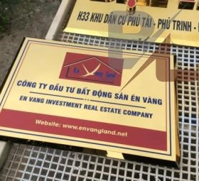 BIỂN CÔNG TY INOX ĂN MÒN 