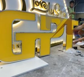 CHỮ NỔI MICA LỌNG VIỀN ALU