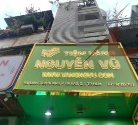 BẢNG HIỆU ALU CHO TIỆM VÀNG 