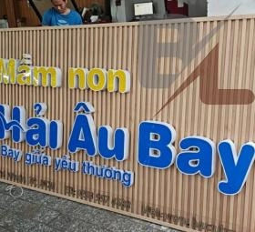 BẢNG HIỆU TRƯỜNG MẦM NON