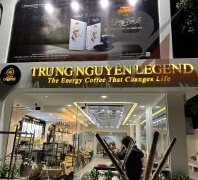 BIỂN HIỆU QUẢNG CÁO COFFEE TRUNG NGUYÊN 